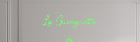 Custom text: La Guinguette 
de 
La Borde